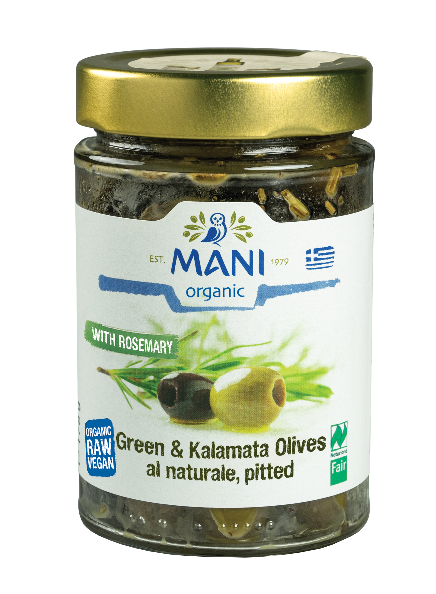 Organic Mixed Olives al Naturale with Rosemary