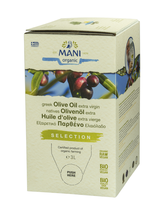 Organic Extra Virgin Olive Oil 3L