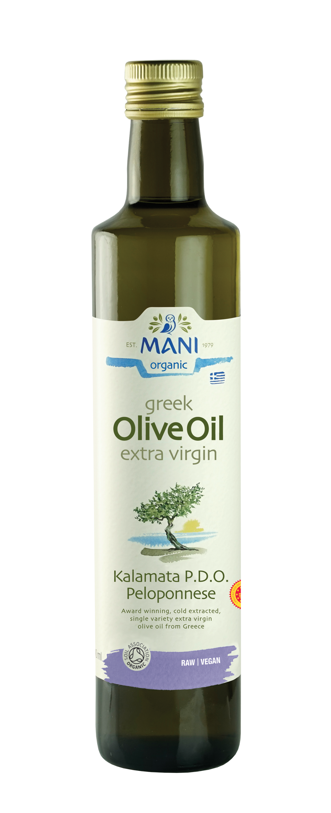 Organic Kalamata PDO Extra Virgin Olive Oil 500ml