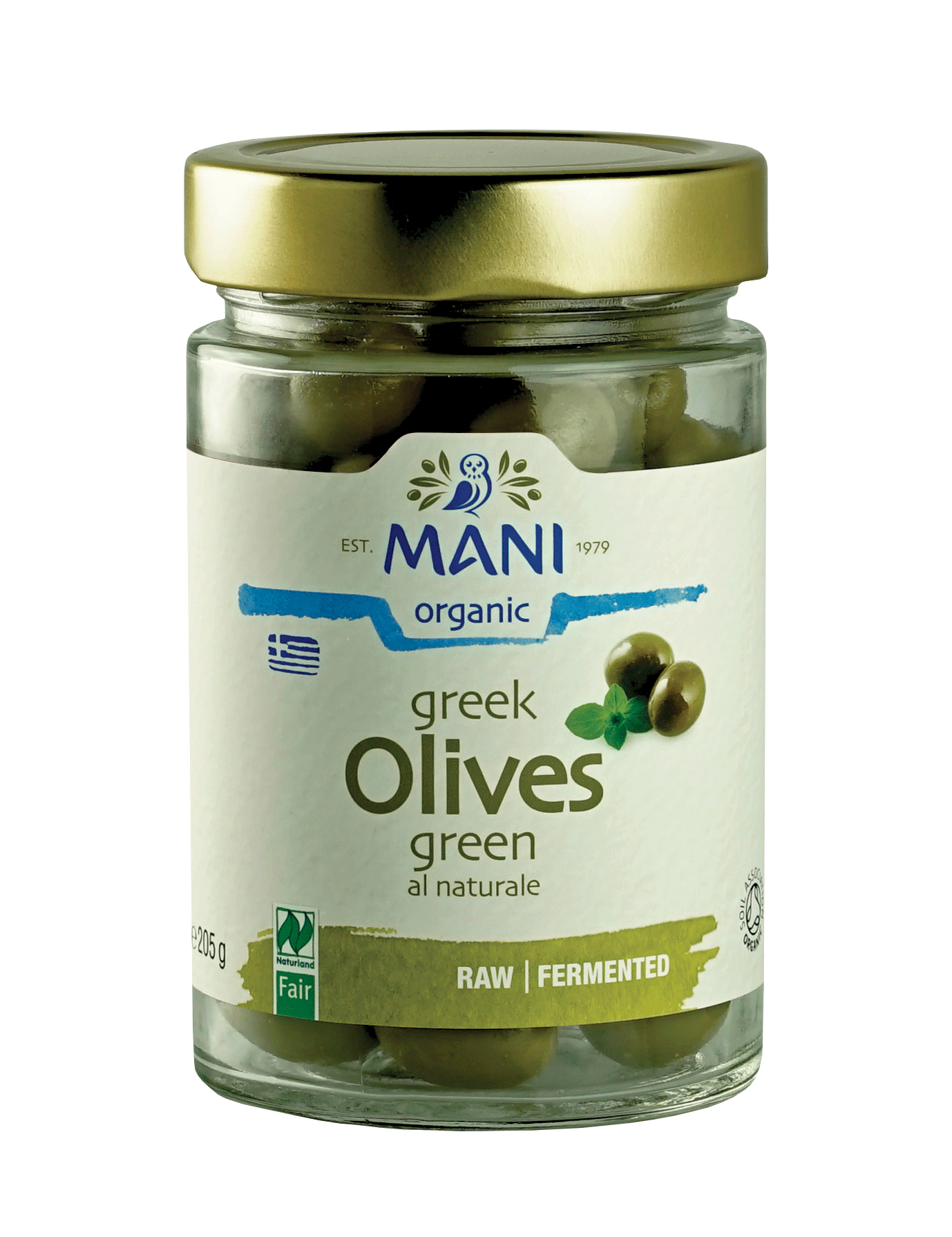 Organic Green Olives al Naturale