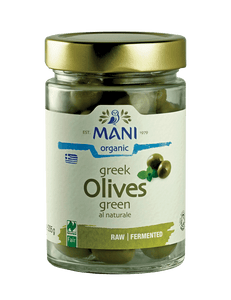Organic Green Olives al Naturale
