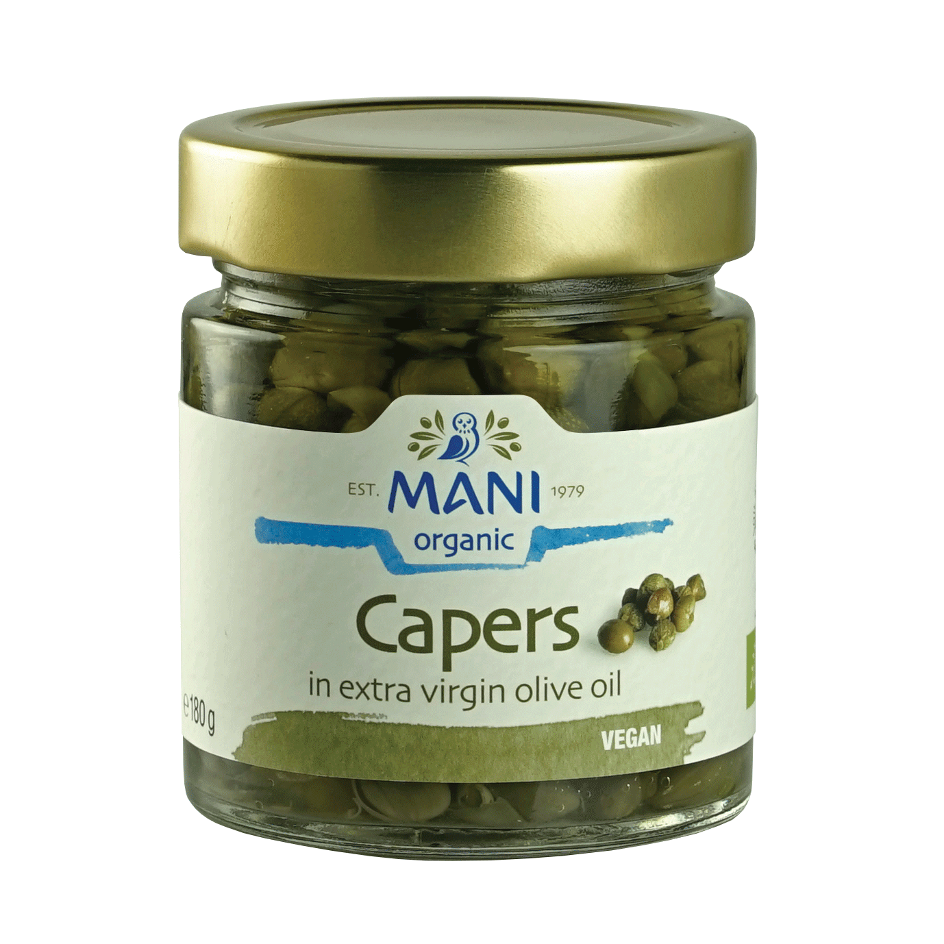 Organic Capers in Extra Virgin Olive Oil